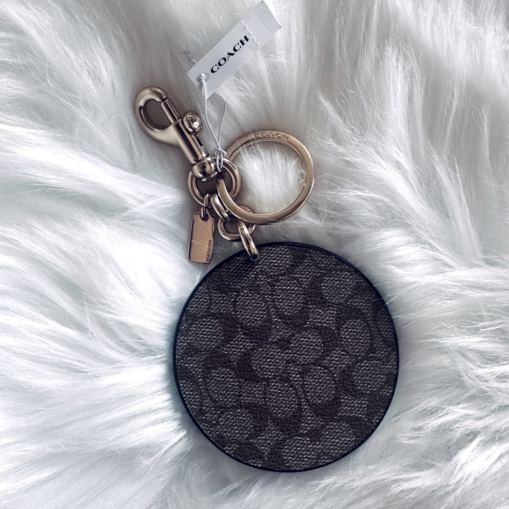 NEW Coach Bad Girls Club Bag Charm In Signature Canvas - Picture 6 of 10